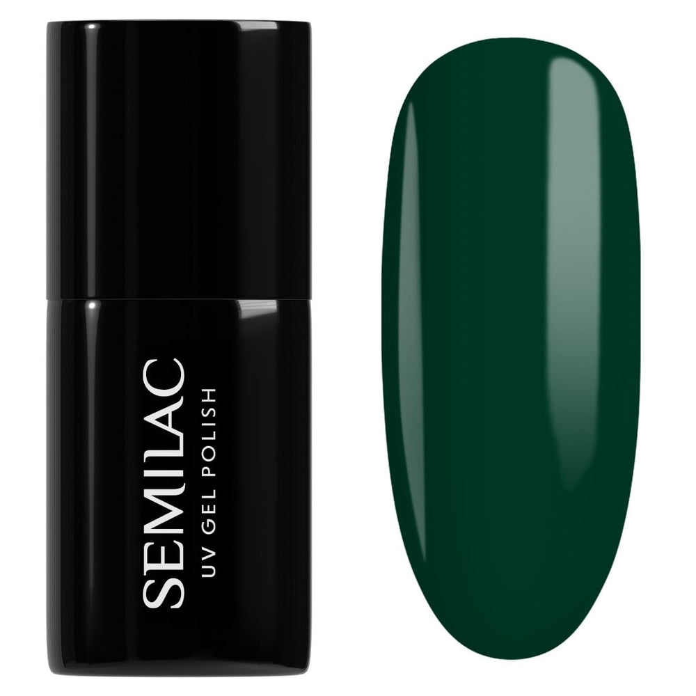 UV-Nagellack Semilac Hybrid 309 Kieferngrün 7 ml Festive Wonder Colors Collection