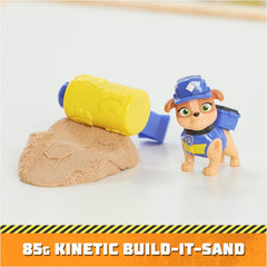 Rubble & Crew – Rubble & Mix Figuren-Actionfiguren-Set, 2 Bauspielzeuge und 85 g kinetischer Bausand, Spielzeug geeignet für Kinder ab 3 Jahren. Actionfiguren Naty Shop