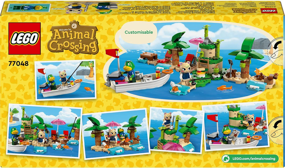 LEGO Animal Crossing Käptens Island Bootstour, kreatives Spielzeug für Kinder mit 2 Minifiguren aus der Videospielserie inklusive Huschke, Geschenk für Mädchen und Jungen ab 6 Jahren 77048 Bausets Besuchen Sie den LEGO-Store
