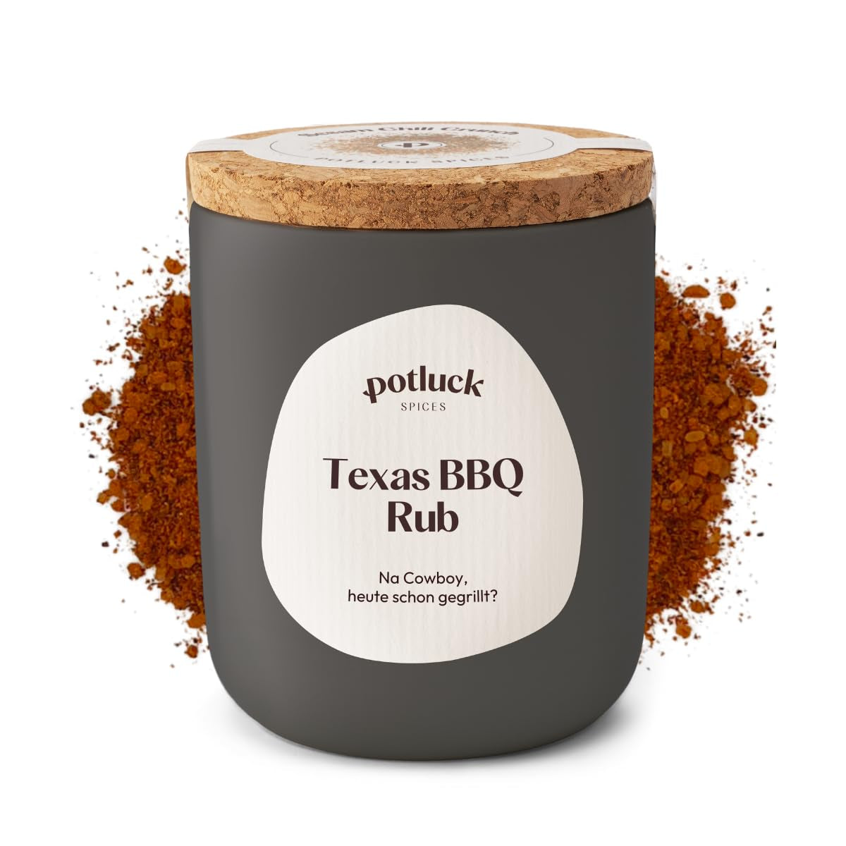 Potluck | Gewürzburger | Würzmischung im Keramiktopf | 100g | Vegan, glutenfrei und mit natürlichen Zutaten