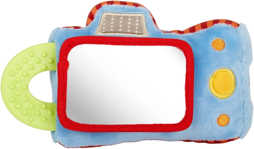 SIGIKID 42678 cameră de pluș Play & Cool fete și băieți jucărie pentru copii recomandată de la 3 luni albastru/multicolor Jucarii Bebe Naty Shop