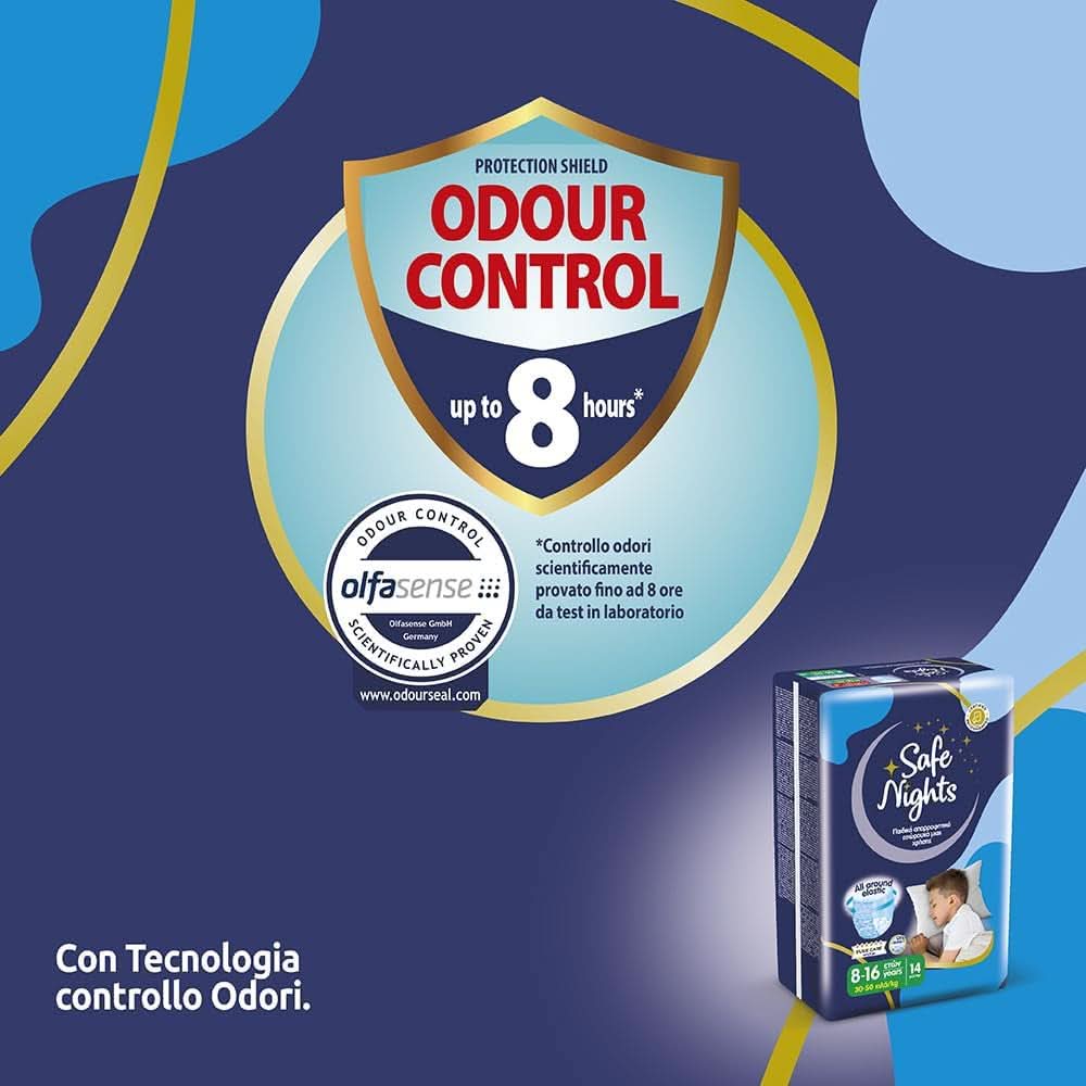 Safe Nights Boy, Windeln für die Nacht, verschiedene Größen Mutter und Kind Naty Shop