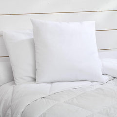 Bleu Câlin Set de 2 perne dreptunghiulare anti-acarieni, anti-bacterii, confort pufos, T 60X60 Cm, 100% bumbac, sortiment igienă perfectă Perne standard Naty Shop