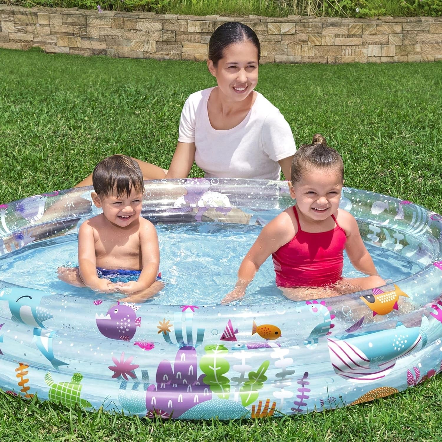 Kinderbecken Bestway Deep Dive Ø 152 x 30 cm