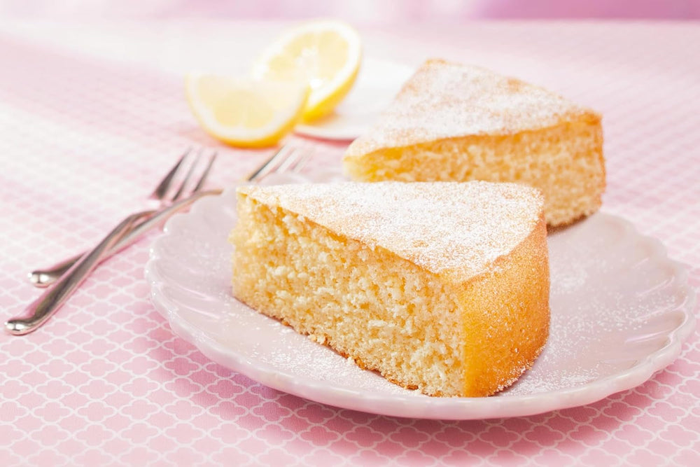 RUF Kuchen Träume Zitrone, Zitronenkuchen Traumhaft Einfach, Mit Pulverzucker, Backmischung Für Einen Himmlisch Luftig Looseren Kuchen Naty Shop