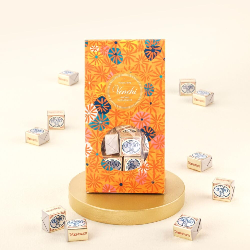 Venchi – Murrine Collection – Cremino 1878 Schokoladen-Geschenkbox, 300 g – mit IGP-Haselnüssen aus dem Piemont-Wald – Gianduia – Geschenkidee – glutenfrei