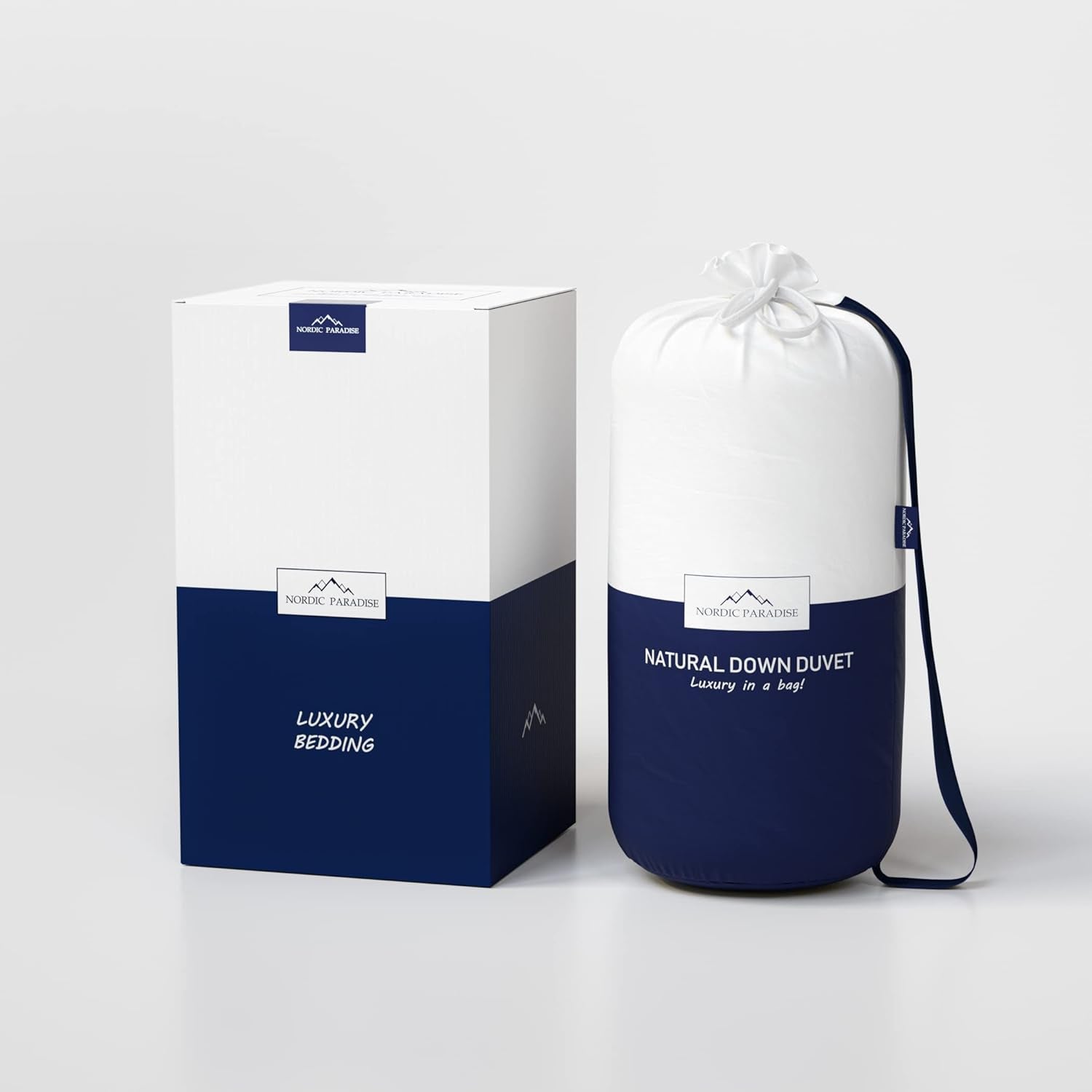 Nordic Paradise - Bequeme Steppdecke - 50 % deutsche Entendaunen - Warme Winterdecke - 200X200 cm Steppdecken und Steppdecken Naty Shop