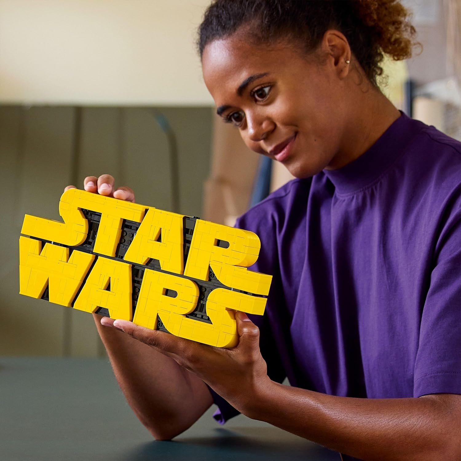 LEGO Star Wars 75407 Star Wars Logo-Steine – Bauset für Erwachsene zum Sammeln – Popkultur-Modell – Schreibtisch-Ausstellungsstück – Geschenkidee für Erwachsene und Teenager-Fans. Bausets Besuchen Sie den LEGO-Store