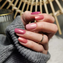 Oja UV Semilac Hybrid 376 Shimmer Stone Pink Diamond 7 ml