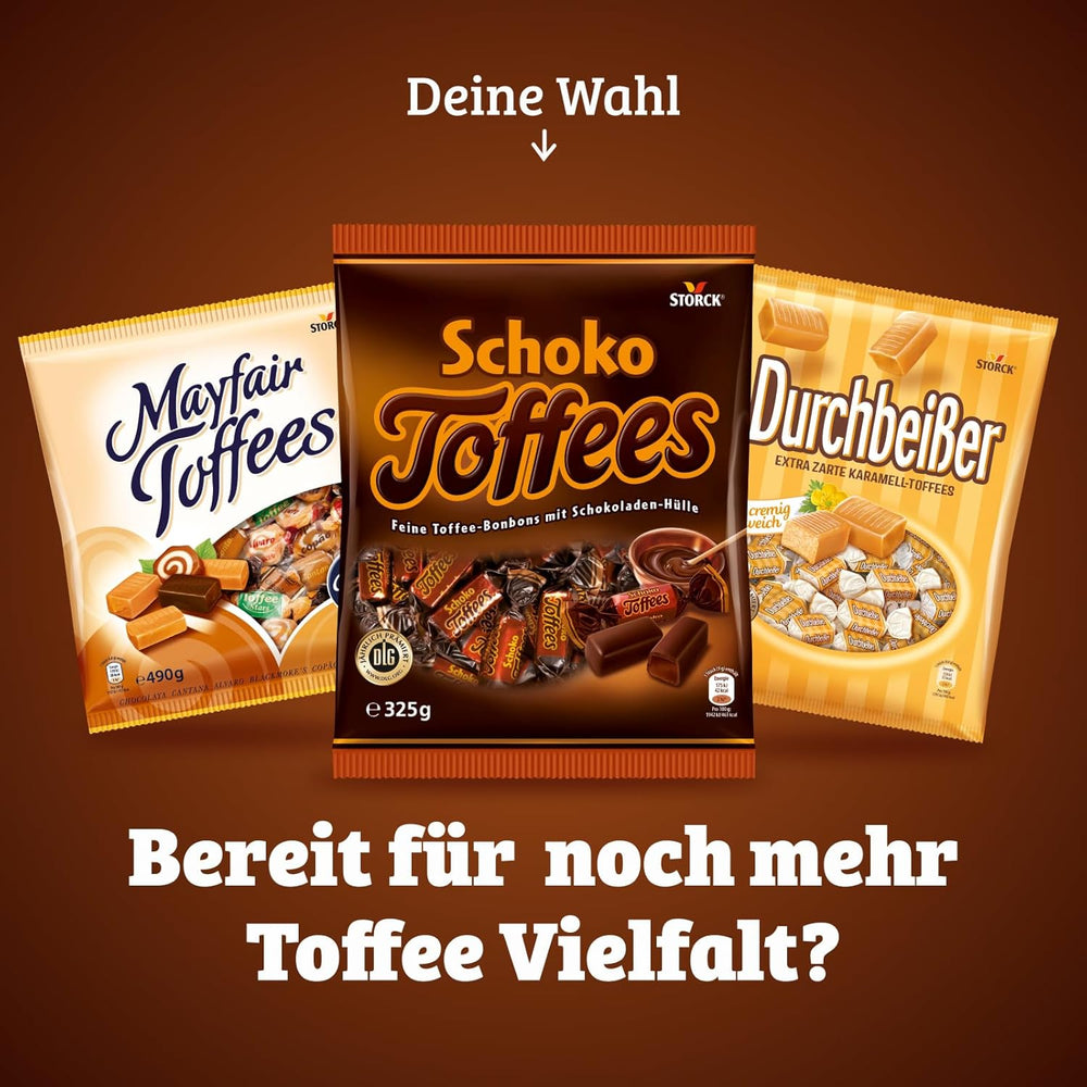 Schokoladenkaramellen - 3 x 325g - Schokoladenkaramell mit Bitterschokoladenglasur (30%)