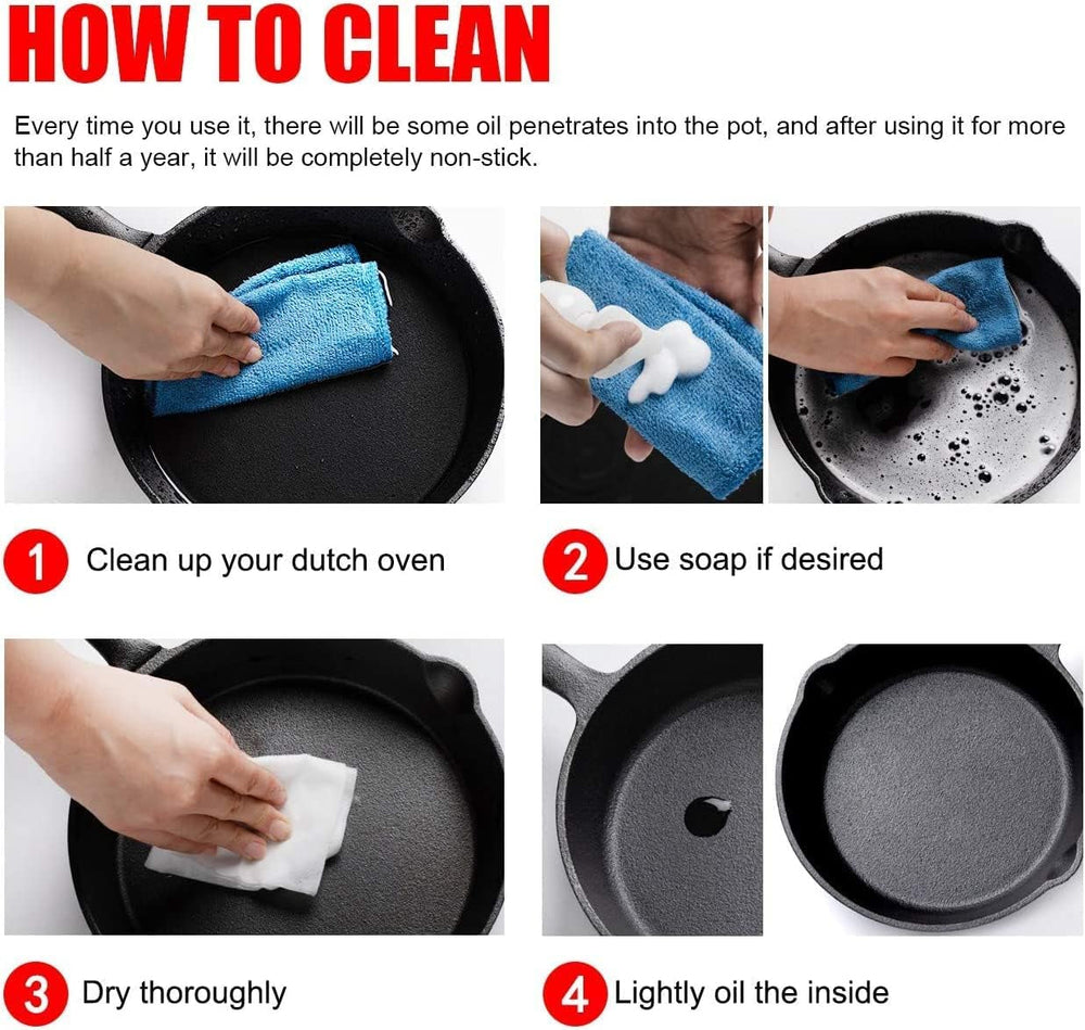 OVERMONT Grillpfanne aus Gusseisen mit Griff Töpfe und Pfannen Naty Shop