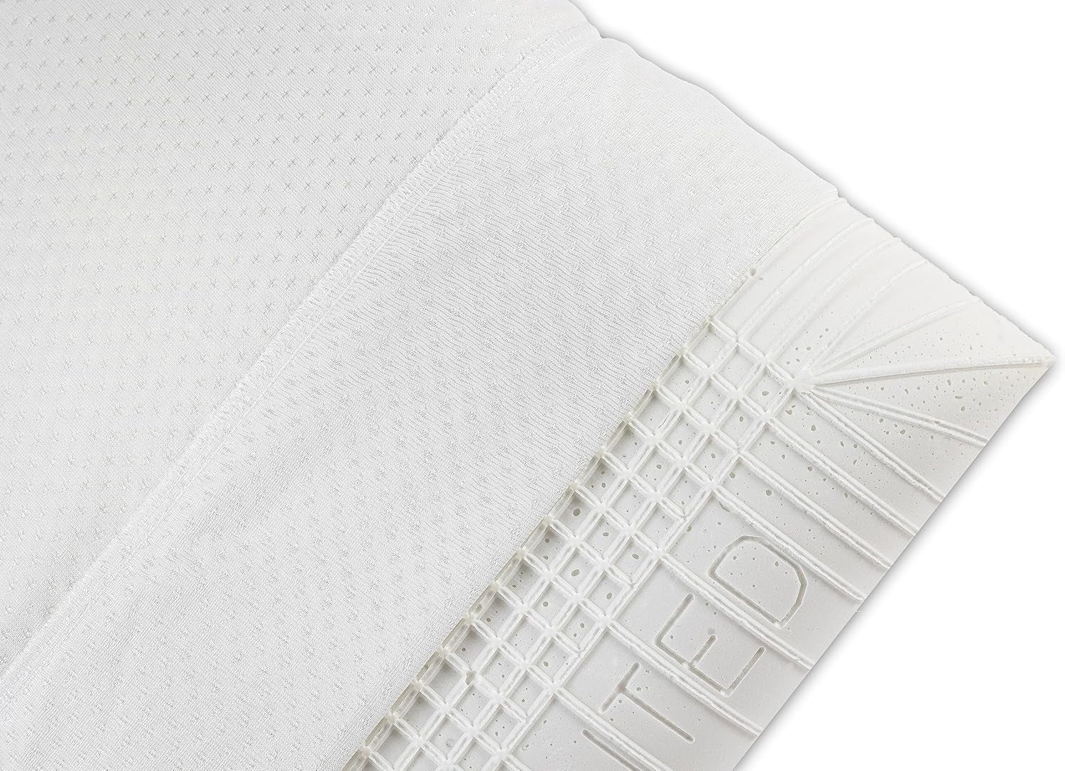 V.I.P. Very Important Pillow Pernă de memorie, albă, 50 X 80 Perne standard Naty Shop