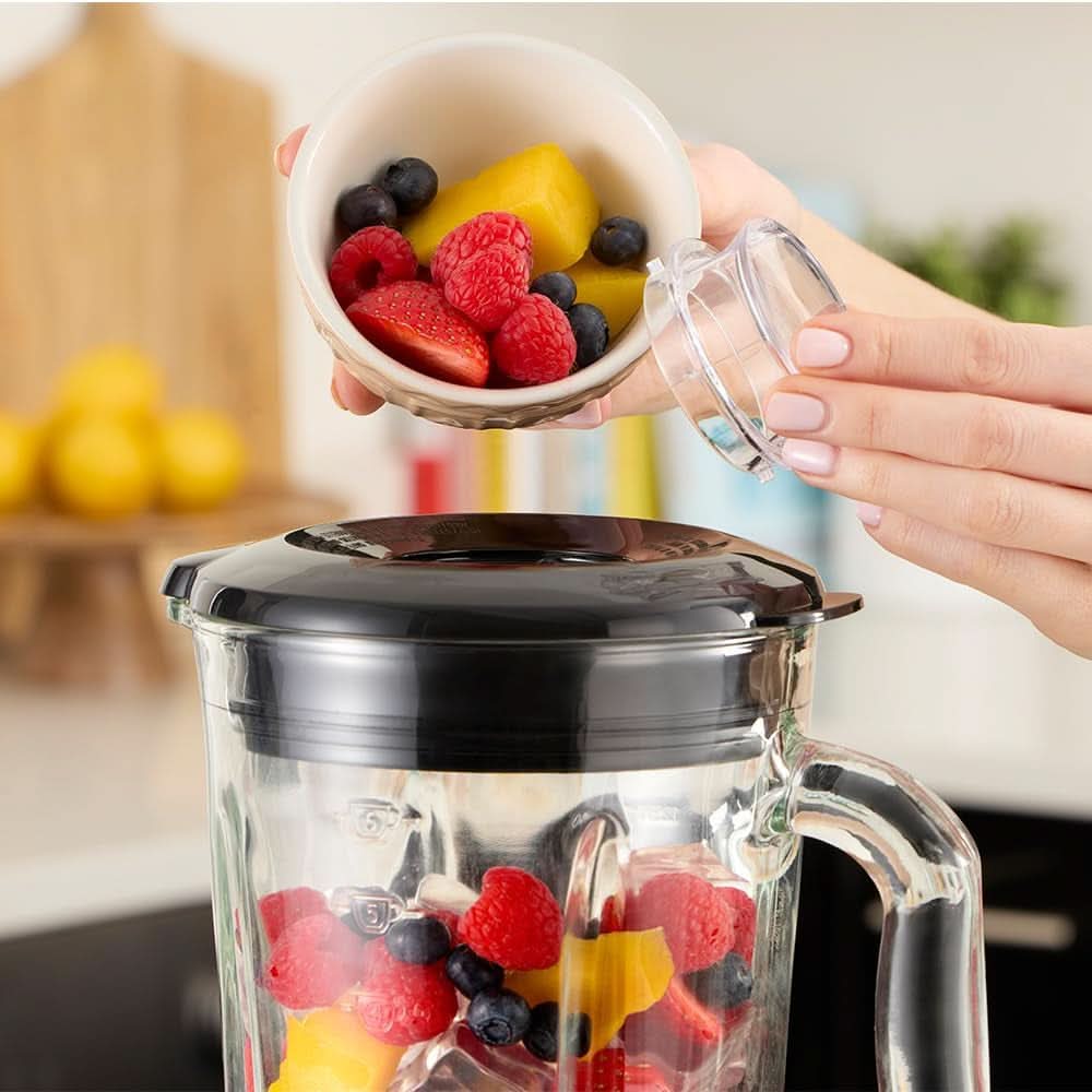 Russell Hobbs Standmixer [Smoothie Maker] Mixer (Blender, 1,5L Glasbehälter, 2 Stufen Und Pulse-Funktion, Bpa-Frei, Edelstahlmesser, 850 Watt Hochstleistung) Matte Charcoal 27121-56 Mama si Copilul Naty Shop