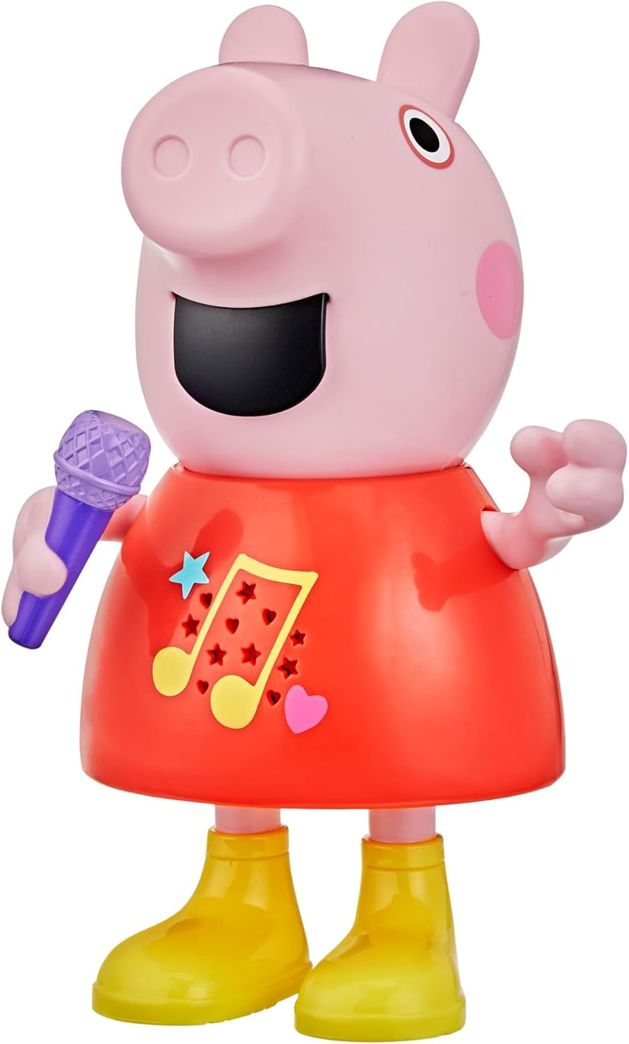 Păpușă Peppa Pig, vorbitoare și cântătoare, roz, 20 cm