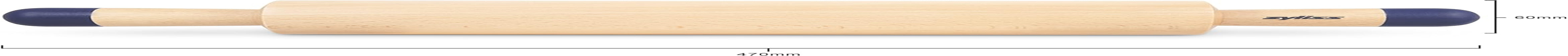 Zyliss E980212 Nudelhol, 47 cm, Holz/Silikon, Rollkuchen/Pizza/Baken/Teig/Mischungen, verantwortungsvoll angebautes Holz, Gewicht sorgt für gejämiges Rollen
