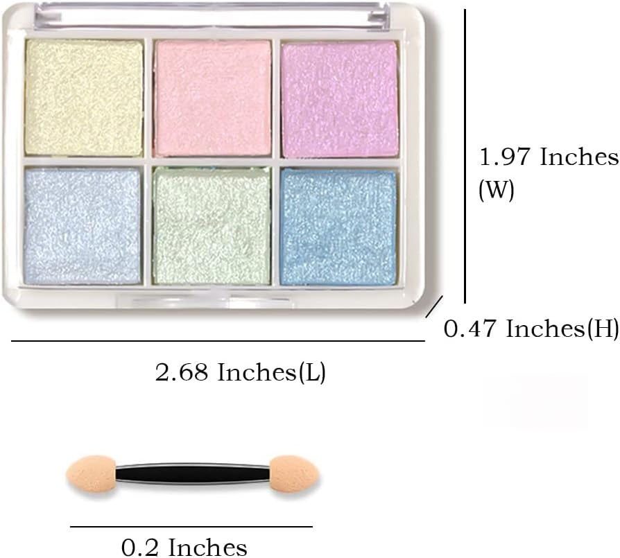 6 Farben Chrom Glitzerpulver Für Nägel, Chrome Nail Powder, Neon Pearl Nail Art Pulver Nagel Pigment Pulver Set DIY Nageldesign