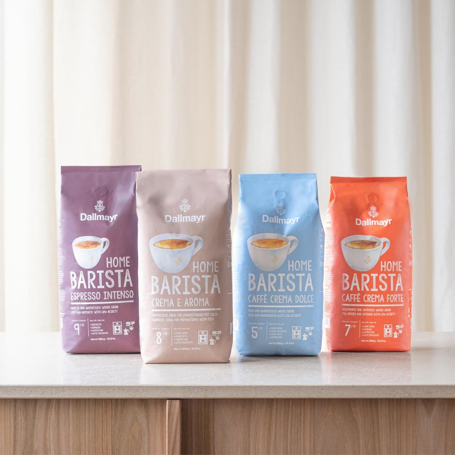 Acasa Barista Caffé Crema Forte 1000g fasole intreaga