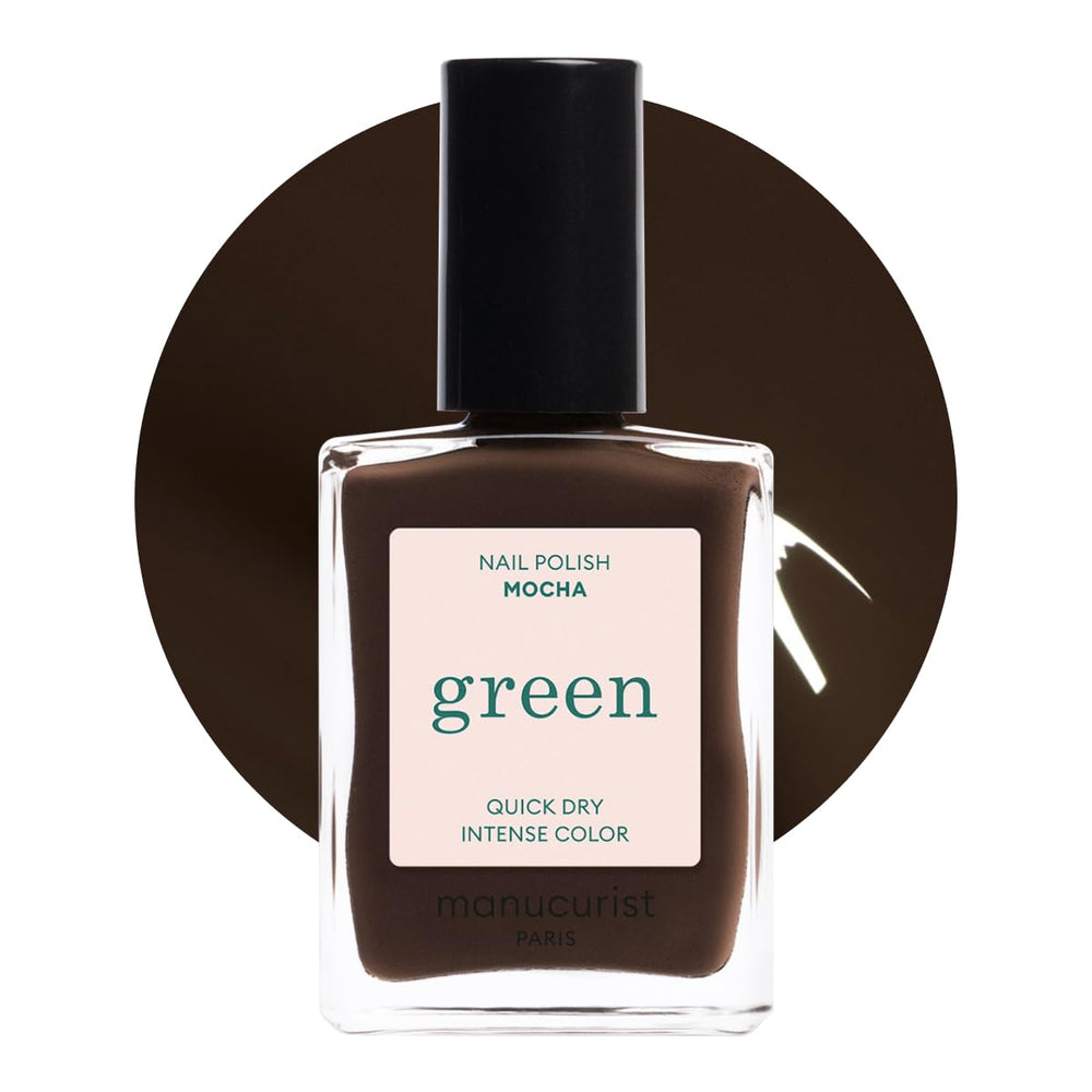 Manucurist Green – Rosy Beige Shell Beige Nagellack – Schnell trocknender Nagellack – DIY-Nägel – Vegan 12-Free – Pflanzenbasiert – Nagellack – Hergestellt in Frankreich