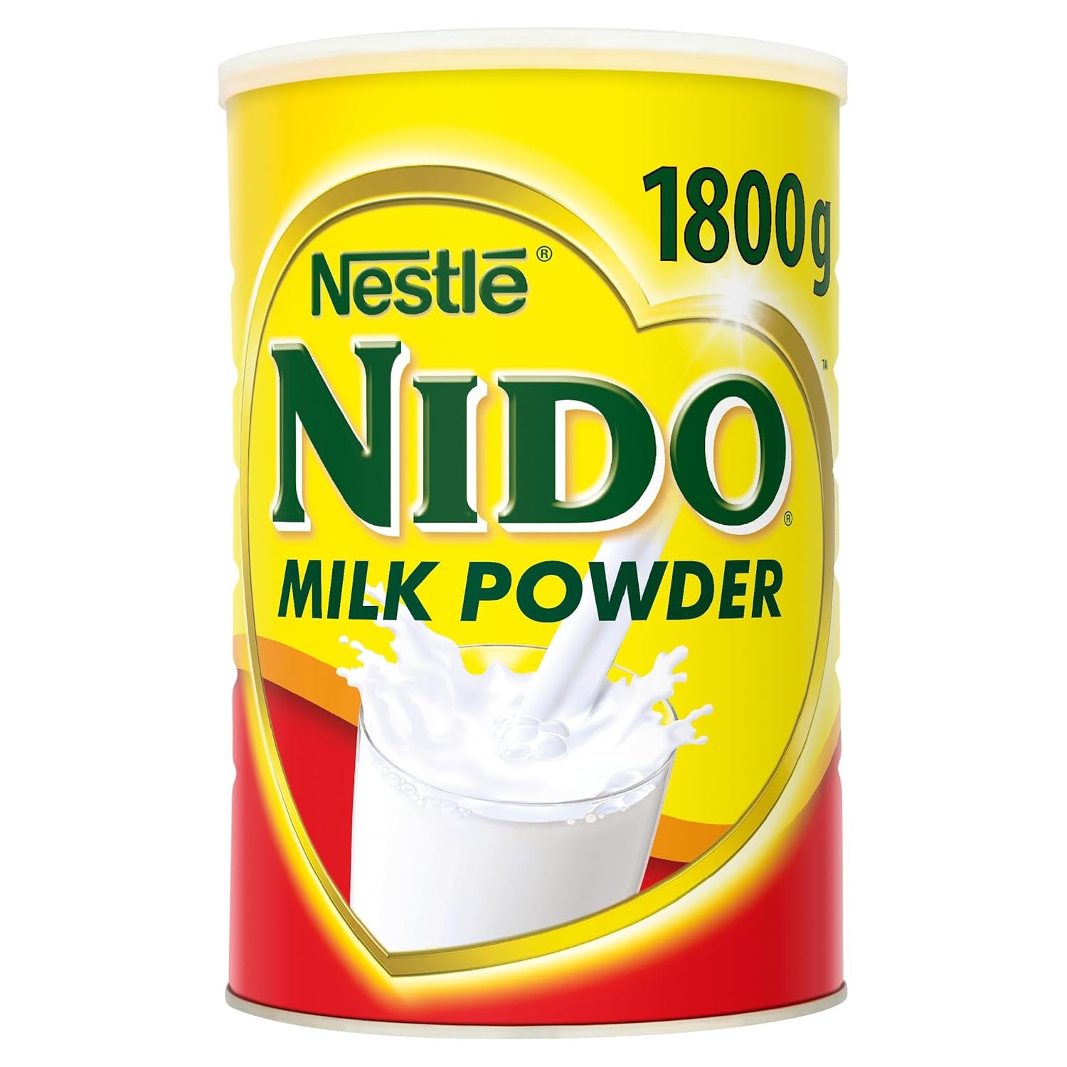Instant Vollmilchpulver, Ersatz für frische Milch, für Tee und Kaffee, 1,8 kg Dose