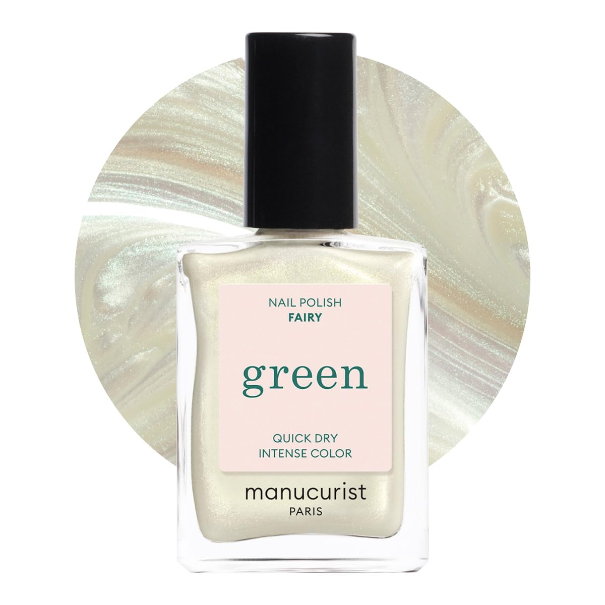 Manucurist Green – Rosy Beige Shell Beige Nagellack – Schnell trocknender Nagellack – DIY-Nägel – Vegan 12-Free – Pflanzenbasiert – Nagellack – Hergestellt in Frankreich
