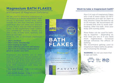 MRS fulgi de clorură de magneziu 100% naturali - săruri de baie ideale pentru o baie de picioare, baie completă și împotriva deficienței de magneziu - 4 Kg Duș și baie Naty Shop