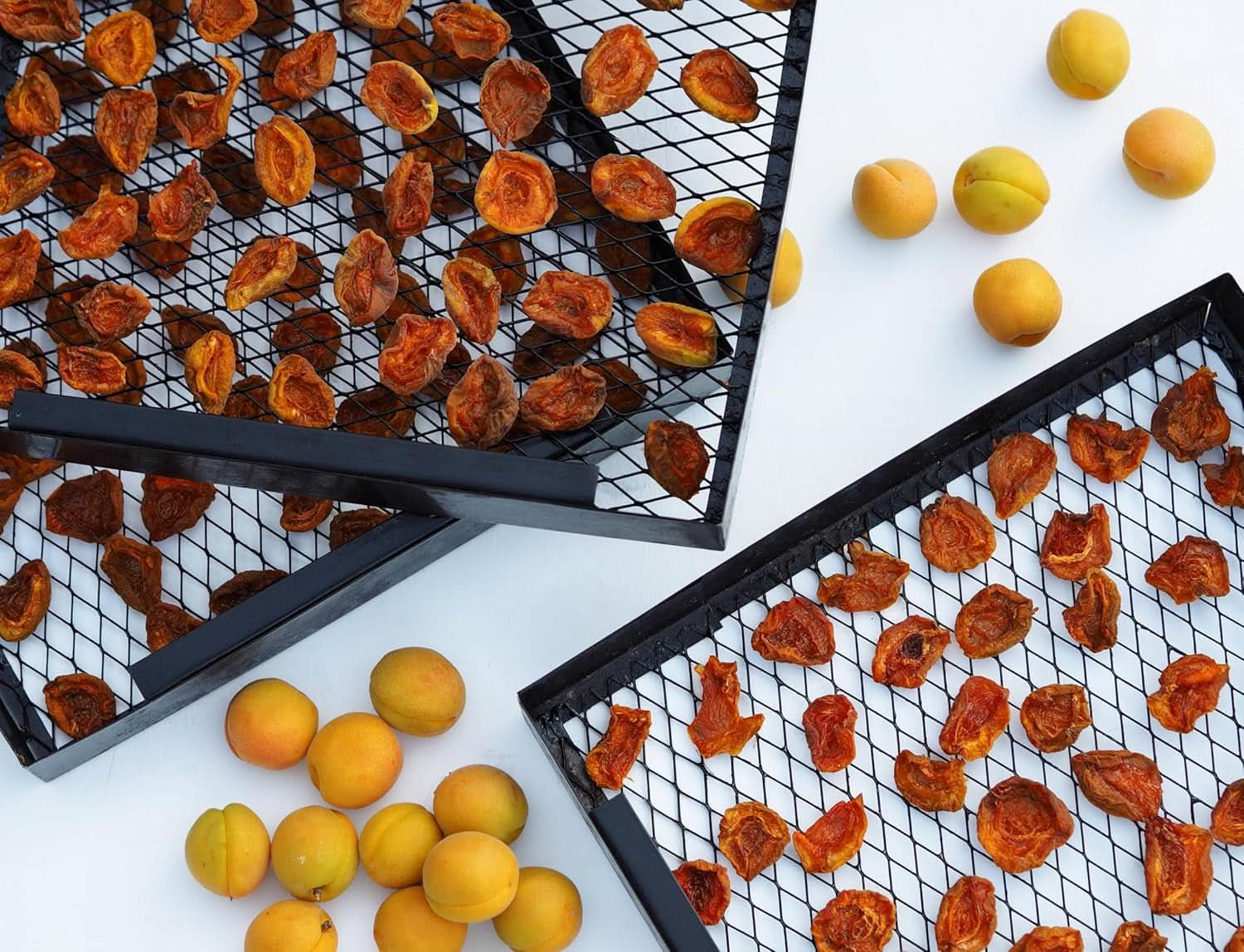 Mundo Feliz, Getrocknete Aprikosen mit Kernen aus biologischem Anbau, 2 x 500 Gramm Trockenprodukte Naty Shop