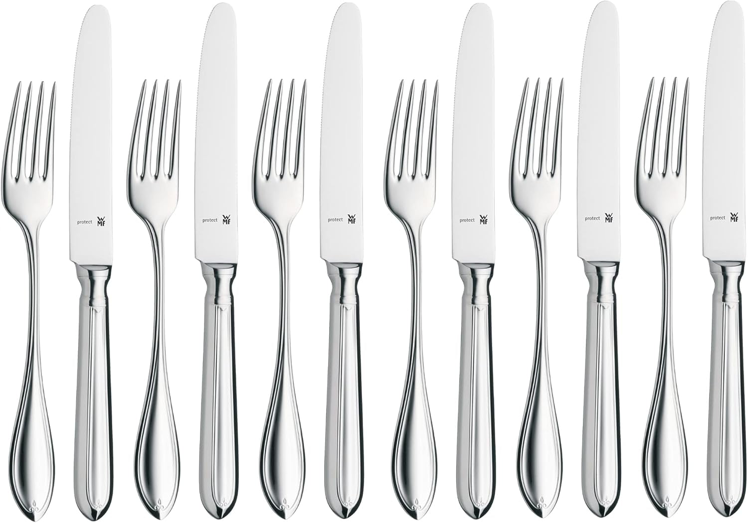 WMF Premiere, 12-teilig, für 6 Personen, Frühstücksbesteck Kitchen Naty Shop