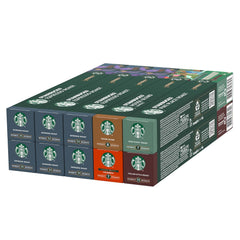 STARBUCKS Coffee Shop Classics – STARBUCKS Espresso Roast Pack by Nespresso, Kaffeekapseln 10 x 10 (100 Kapseln) – Exklusiv bei Amazon