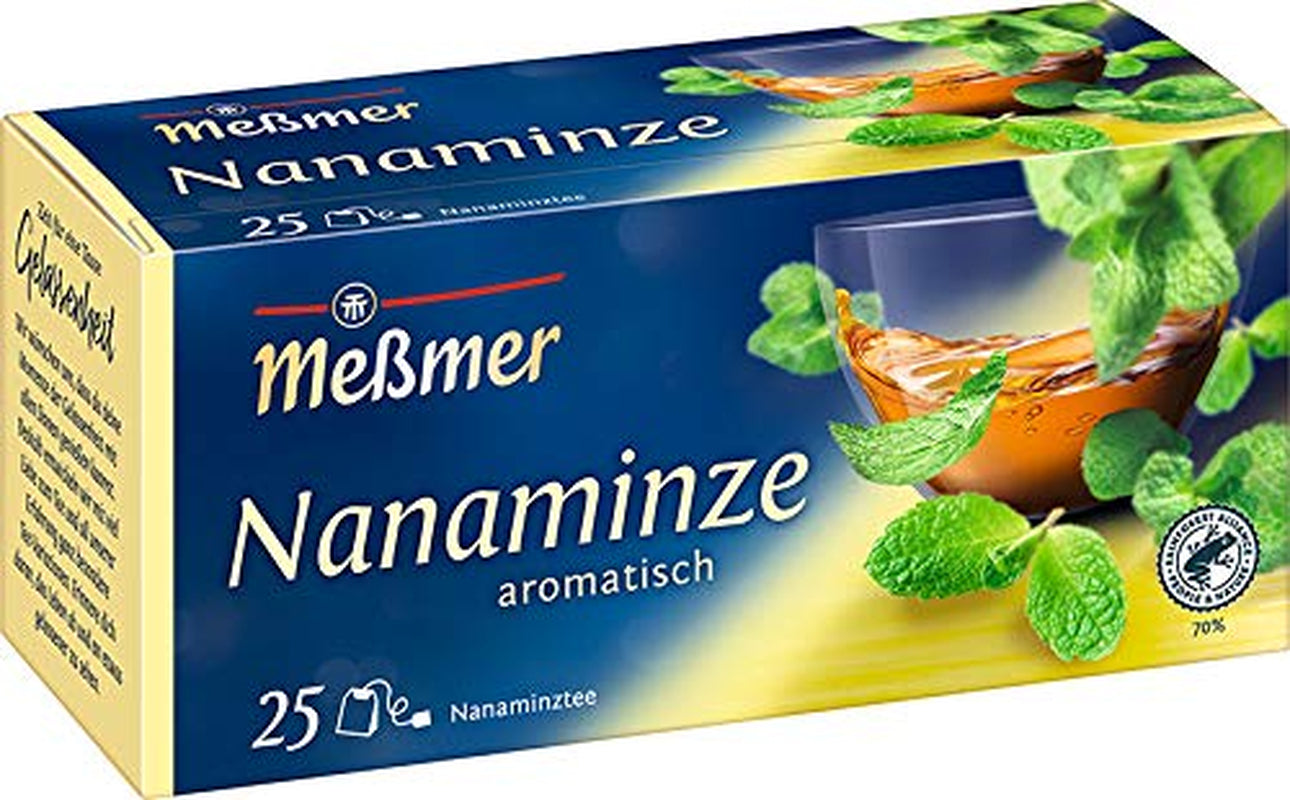 Meßmer Fenchel | 25 | Pliculețe de ceai | Vegan | Fără gluten | Fără lactoză, 75 g