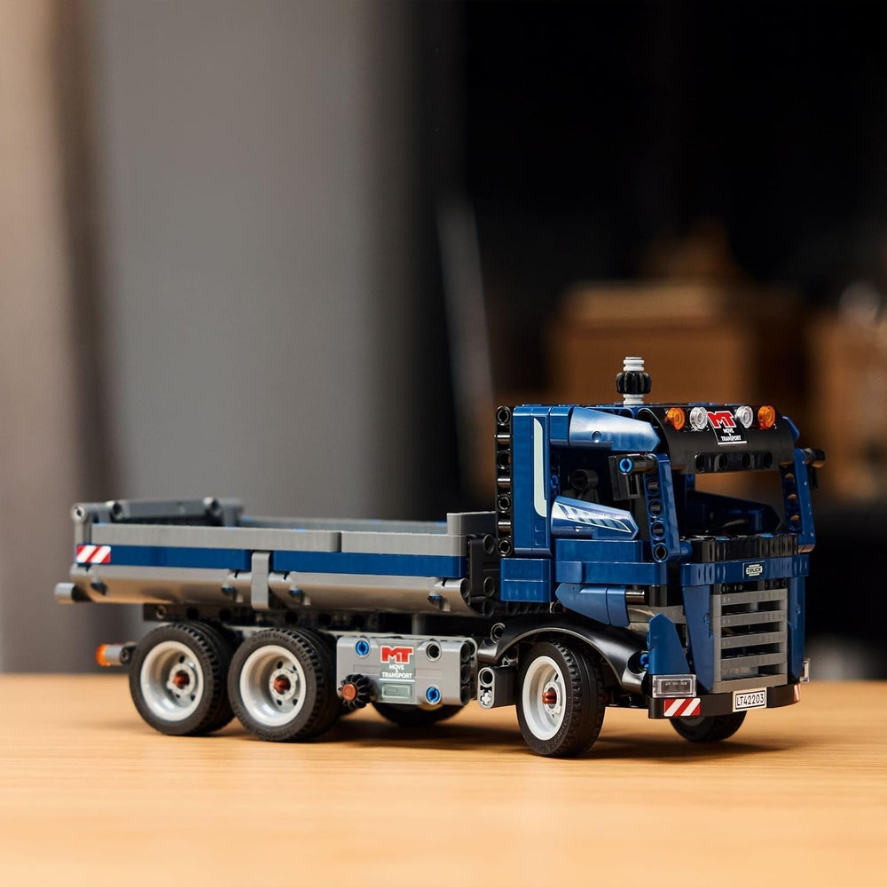 LEGO Technic Dump Truck Spielzeug mit Lenkrad und beweglichem Muldenkipper – blaues Baufahrzeug – Geschenkidee für Geburtstage oder Feiertage – Bauset für Jungen und Mädchen ab 9 Jahren 42203 Bausätze Besuchen Sie den LEGO-Store