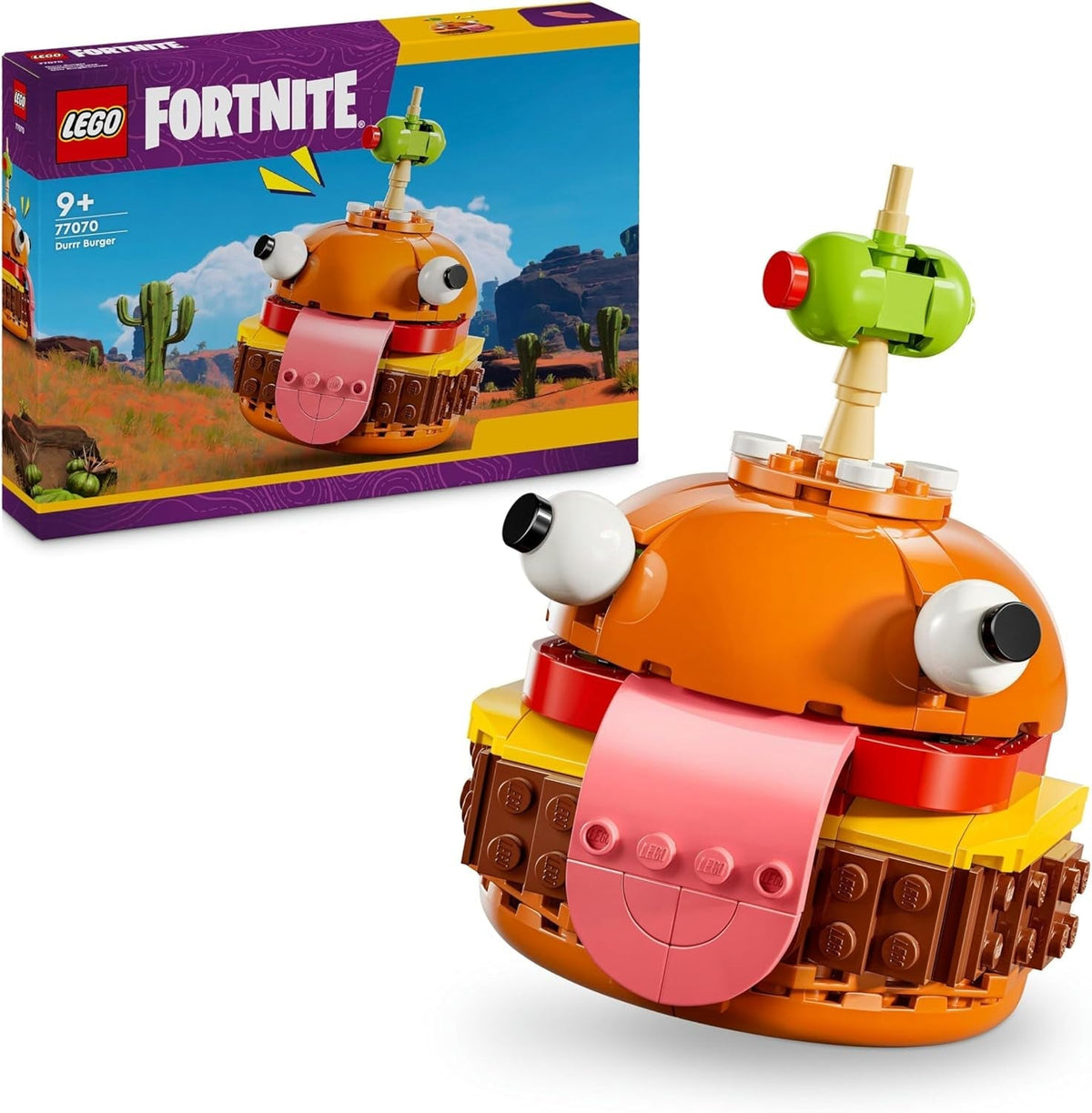 LEGO Fortnite Durrr Burger, Videospiel-Bauset für Gamer ab 9 Jahren, Ausstellungsmodell, Sammelfigur, Geschenk für Kinder, Jugendliche und Erwachsene, Sammlerstück 77070 Bausets Besuchen Sie den LEGO-Store Standardtitel