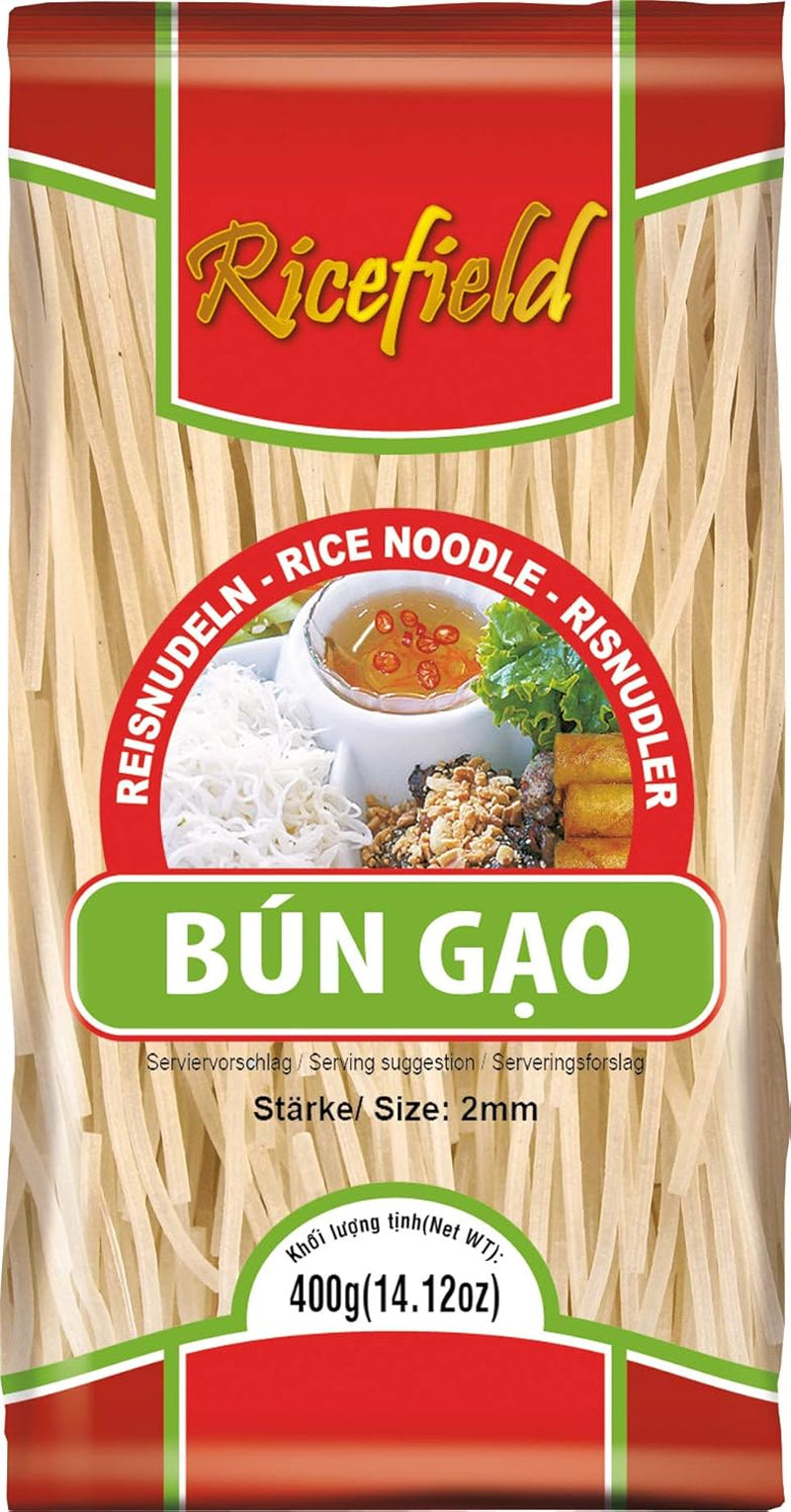 Ricefield Reisnudeln, Fadennudeln, 2 mm, Bun Gao (1 x 400 g)