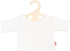 Heless 2956 - T-Shirt für Puppen in Weiß, Größe 35 - 45 cm
