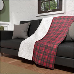 Soleil D'Ocre Plaid, Rot, 120 x 160 cm Bettdecken und Steppdecken Naty Shop