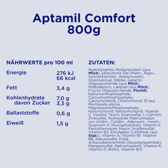 Aptamil Comfort – Spezialformel ab der Geburt – 1 x 800 g
