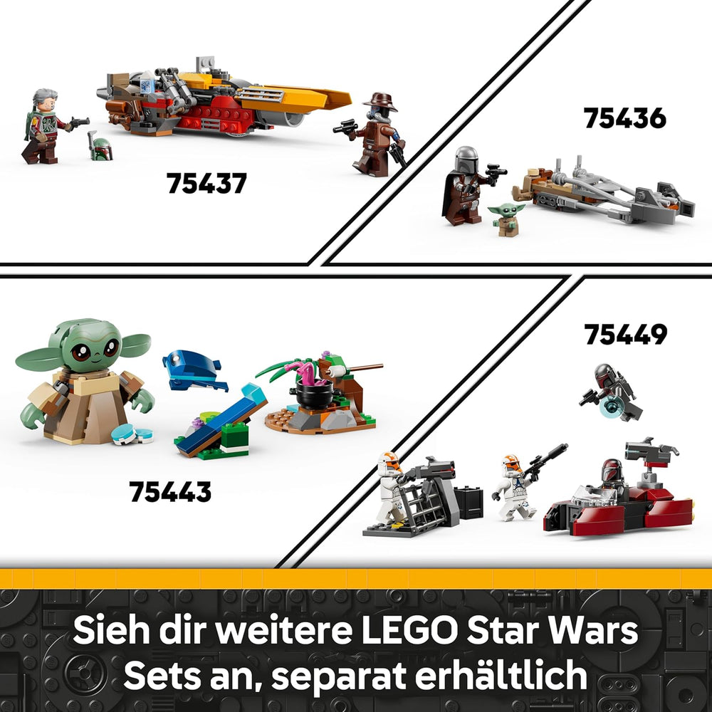 LEGO Star Wars 75448 Klon-Schocktruppen Mech – Bewegeliche Actionfigur mit Blastergewehr & Minifigur – Modellbau für Kinder – Geschenk für Jungen ab 6 Jahren & Star-Wars-Fans