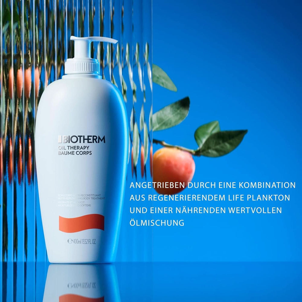 Biotherm Oil Therapy, spezielle Körperlotion für raue und trockene Haut, 400 ml Dusche und Bad Naty Shop