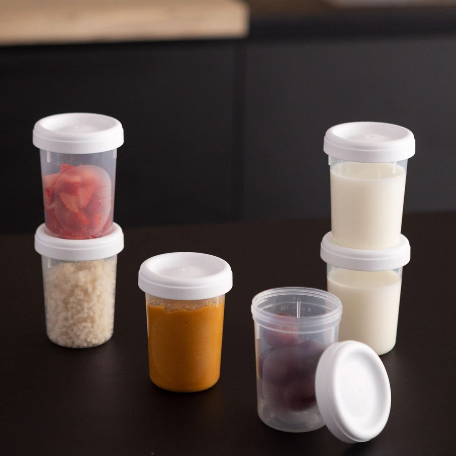 Cutii de depozitare alimente, Suavinex, 10 bucăți Accesorii Hrana si Alaptare Bebe Naty Shop