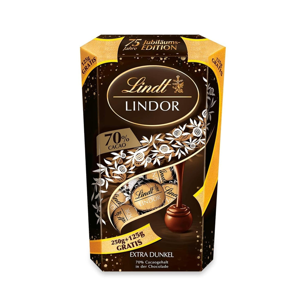 Lindt Chocolate LINDOR Balls Cheesecake Bomboane de Ciocolata Naty Shop 375 grame Ciocolata 70%