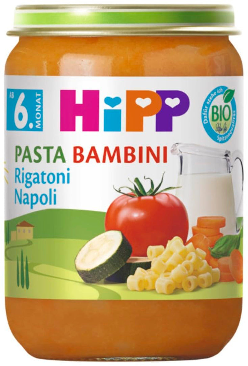 Hipp Bio Menüs ab 10. Luna Pasta Bambini, Rigatoni Napoli, 220G, 6er Pack (6X220G) Mutter und Kind Naty Shop Standardtitel
