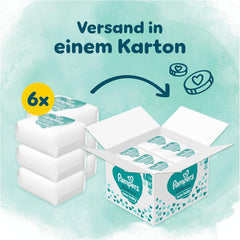 Pampers Harmony Windeln Größe 1, 180 Windeln, 2kg-5kg, sanfter Hautschutz mit 100% Pampers-Schutz