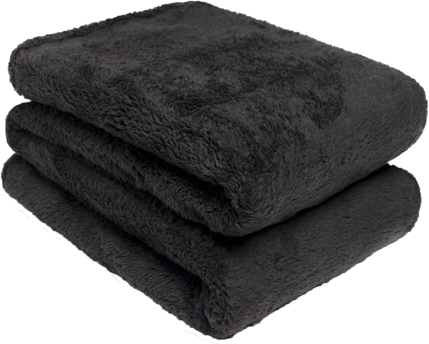 Brentford's Teddy-Fleece-Decke, große Bettdecke, Plüsch, superweich, warm, für Sofa, Bett, Tagesdecke, Schwarz – 150 x 200 cm. Betten und Decken. Besuchen Sie den Brentfords-Store, Schwarz, 150 x 200 cm