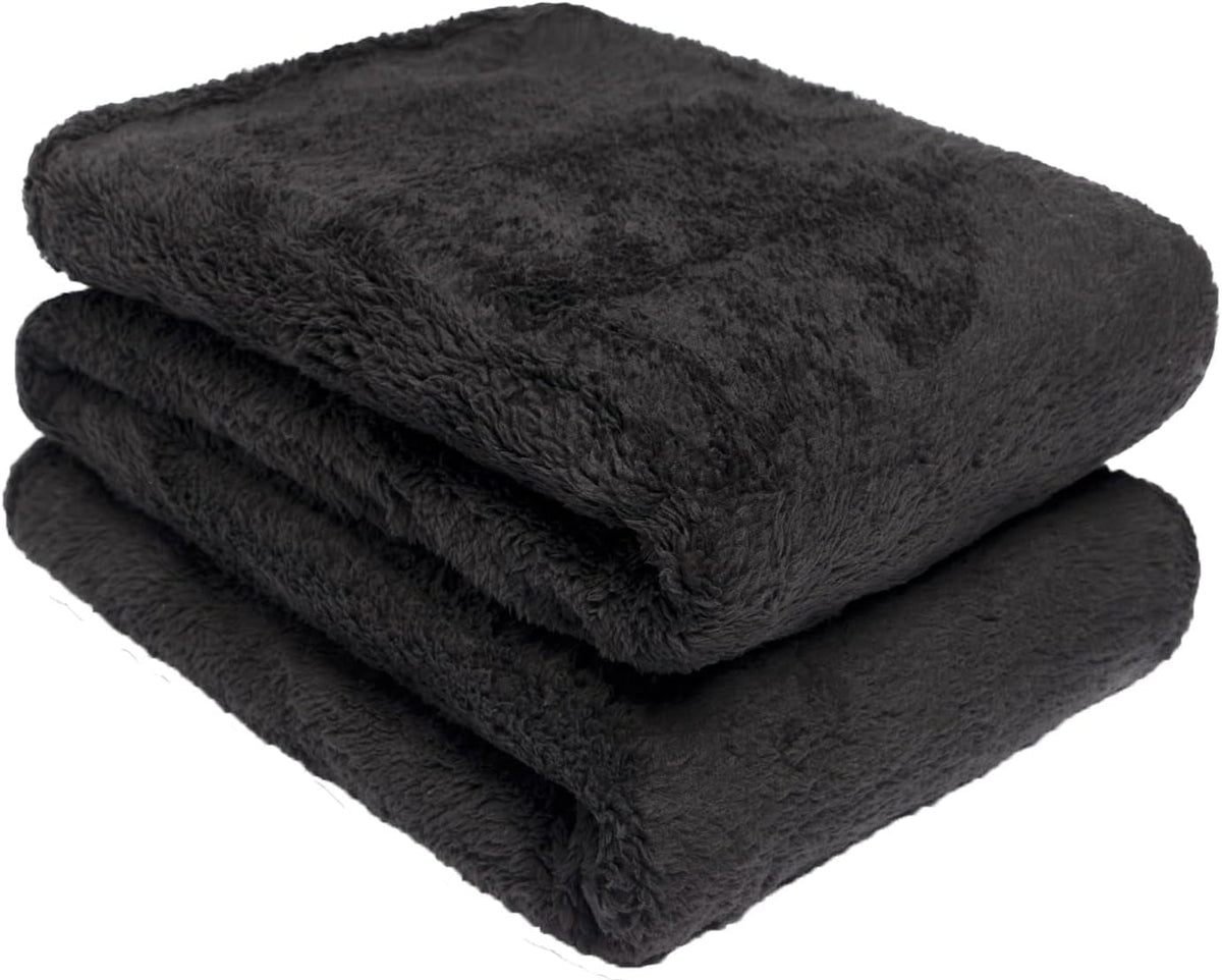 Brentford's Teddy-Fleece-Decke, große Bettdecke, Plüsch, superweich, warm, für Sofa, Bett, Tagesdecke, Schwarz – 150 x 200 cm. Betten und Decken. Besuchen Sie den Brentfords-Store, Schwarz, 150 x 200 cm