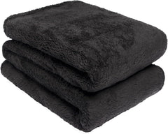 Brentford's Teddy-Fleece-Decke, große Bettdecke, Plüsch, superweich, warm, für Sofa, Bett, Tagesdecke, Schwarz – 150 x 200 cm. Betten und Decken. Besuchen Sie den Brentfords-Store, Schwarz, 150 x 200 cm