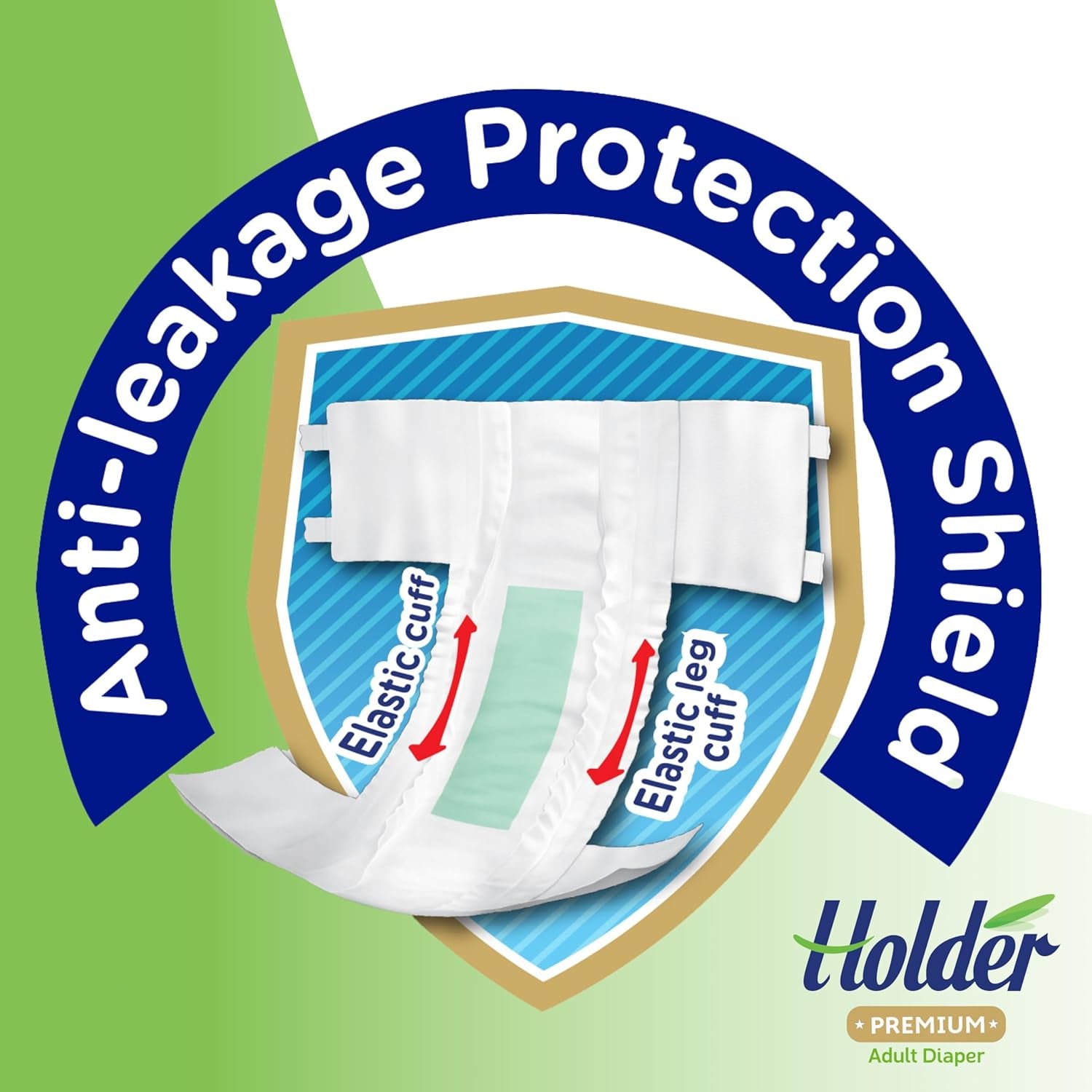 Einwegwindeln für Erwachsene, Unisex, wasserdicht, saugfähig, elastische Seite, atmungsaktiv, super saugfähig, doppellagiger Nässeindikator, 5-Sterne-Dermatologischer Schutz, Mittel