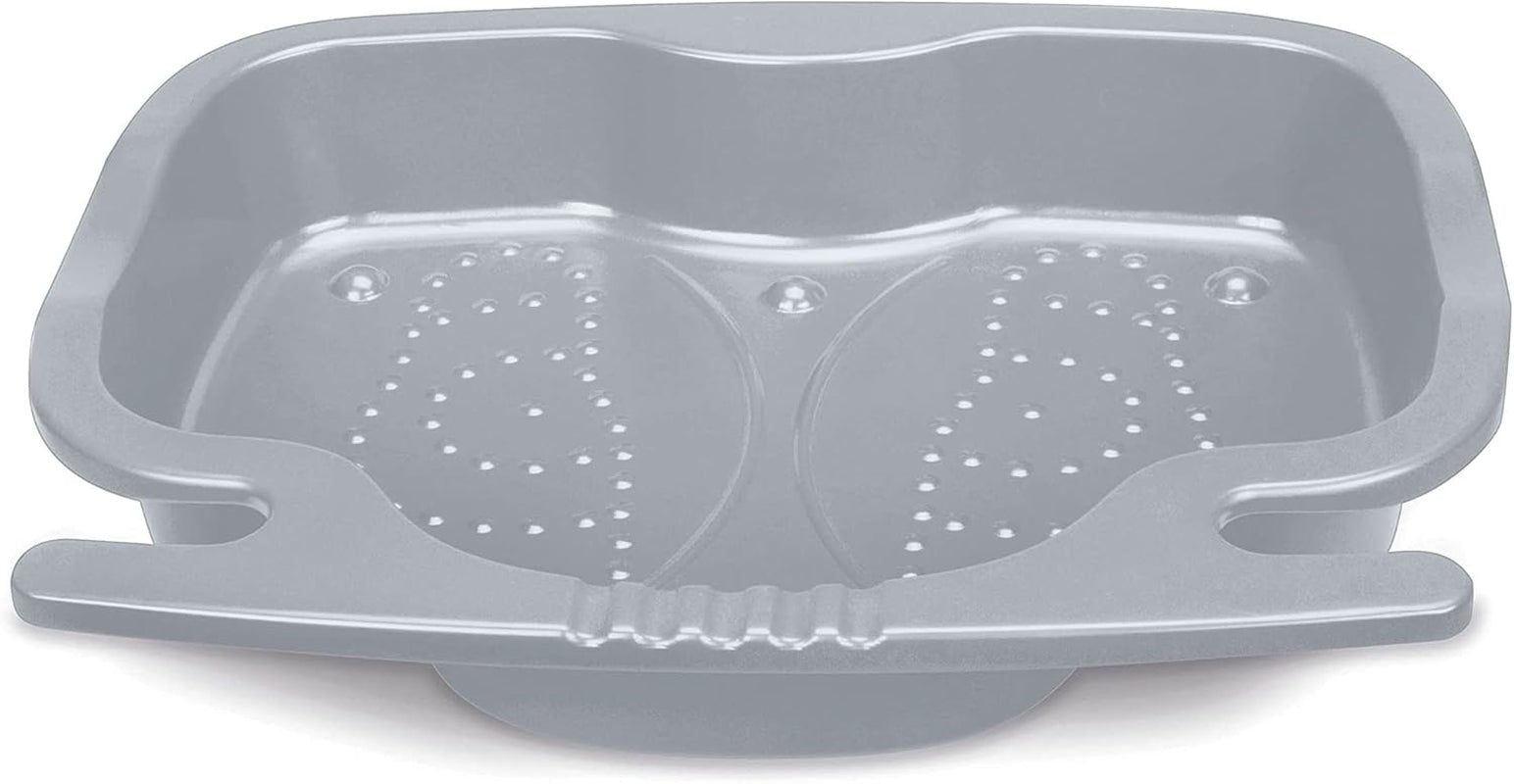 Scară de siguranță 28076, pentru piscine cu înălțimea de 122 cm, gri și Baie pentru picioare - Accesorii pentru piscină - Baie pentru picioare pentru piscină - 56 x 46 x 9 cm