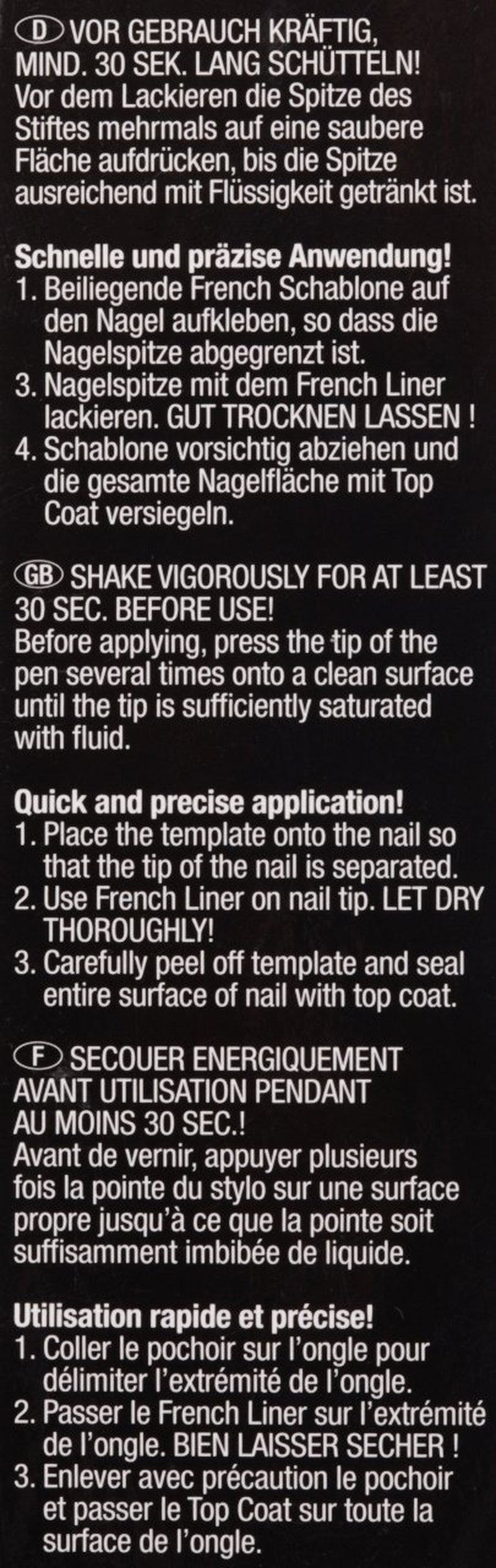 Alessandro Effect French Liner Milk White, 1er-Pack (1 x 5 ml + 3,2 ml)