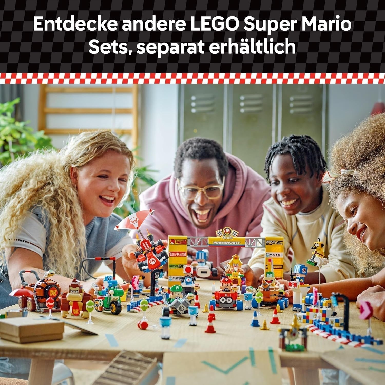 LEGO Mario Kart – Baby Mario Vs. Baby Luigi Nintendo-Sammelfiguren 2 baubare Speedmen-Spielzeuggeschenk für Jungen, Mädchen und Gamer ab 8 Jahren Abenteuerspielzeug 72034 Bausets Besuchen Sie den LEGO-Store