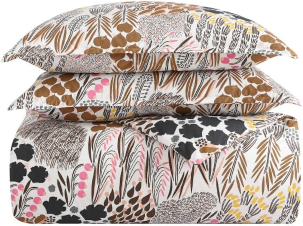 MARIMEKKO Set de lenjerie de pat Queen, lenjerie de pat din bumbac percale cu fețe de pernă asortate, decor de casă pe tot parcursul anului (Pieni Letto, Multicolor, pat Queen size) Plapumi si pilote Naty Shop