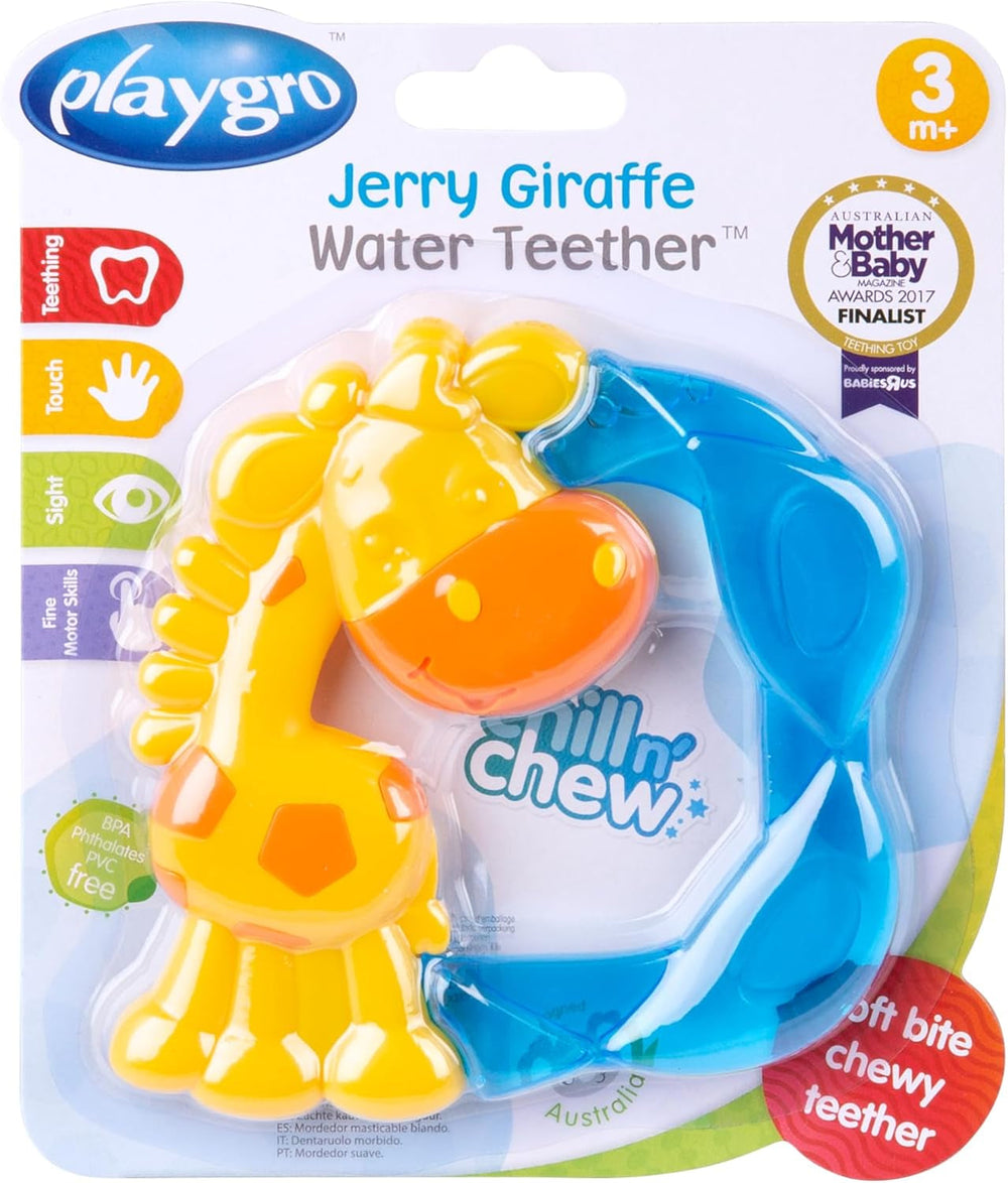 Inel de dentiție Playgro Jerry Giraffe - Inel de dentiție pentru bebeluși - Inel de dentiție din silicon pentru bebeluși - Inel de dentiție din silicon - Ajutor pentru dentiție - Silicon - Inel de dentiție pentru copii - Colorat